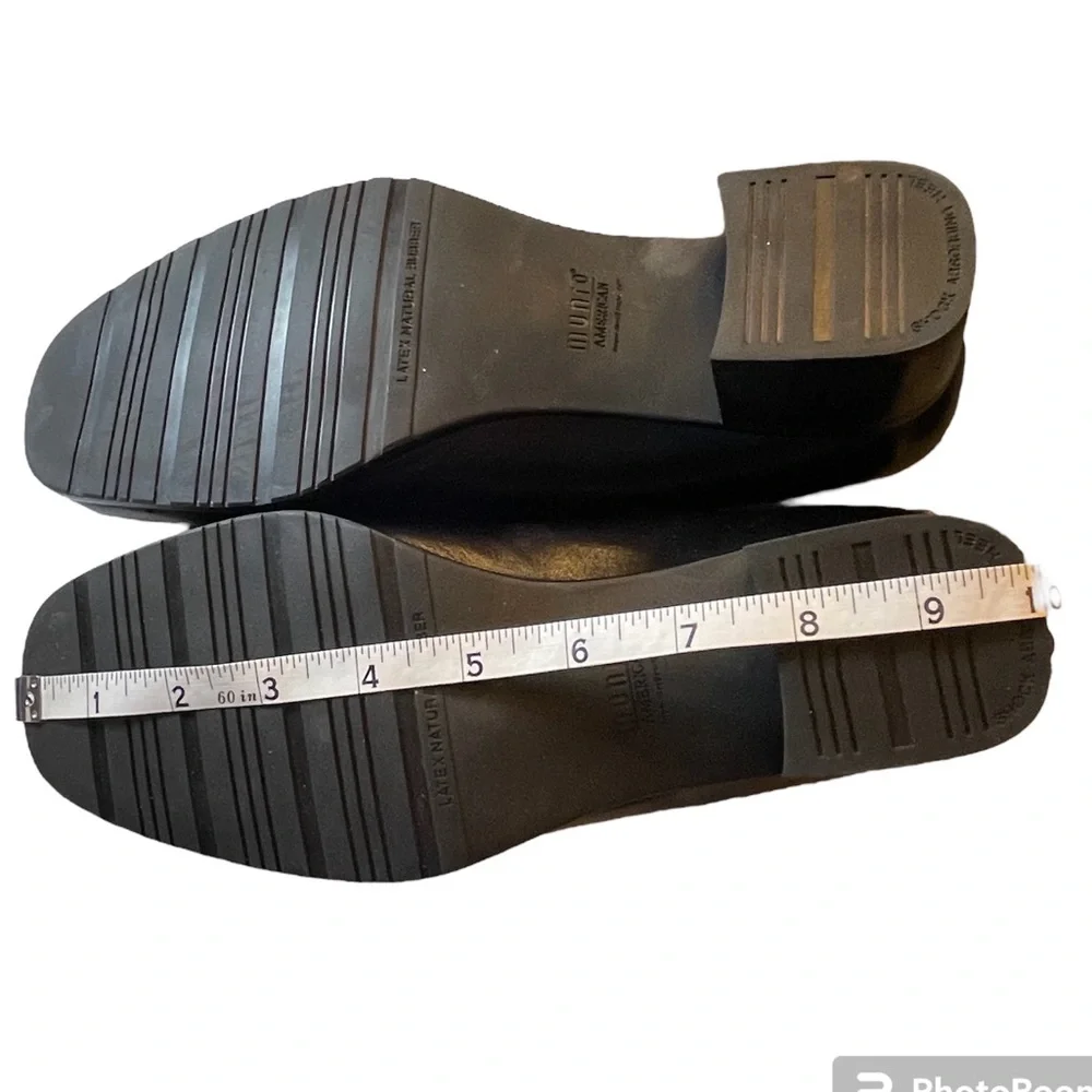 New Munro Solano Black Kid / Suede Upper Comfortable Dress Shoes Women’s Size 7W - Picture 8 of 15